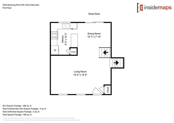 $1,800 | 3406 Deshong Drive Southwest, Stone Mountain, GA 30087