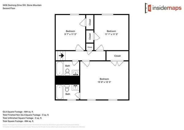 $1,800 | 3406 Deshong Drive Southwest, Stone Mountain, GA 30087