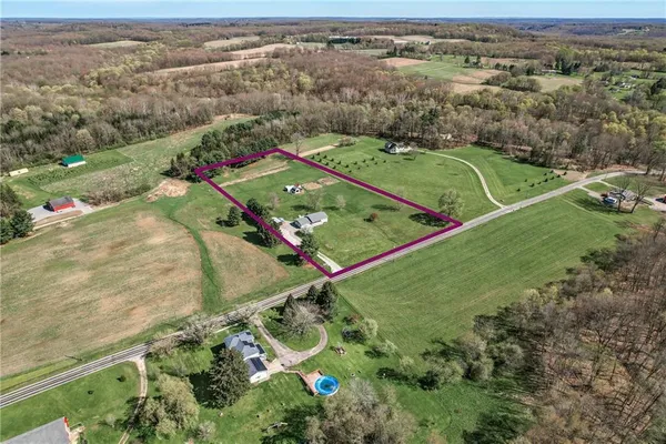 an aerial view of a football ground