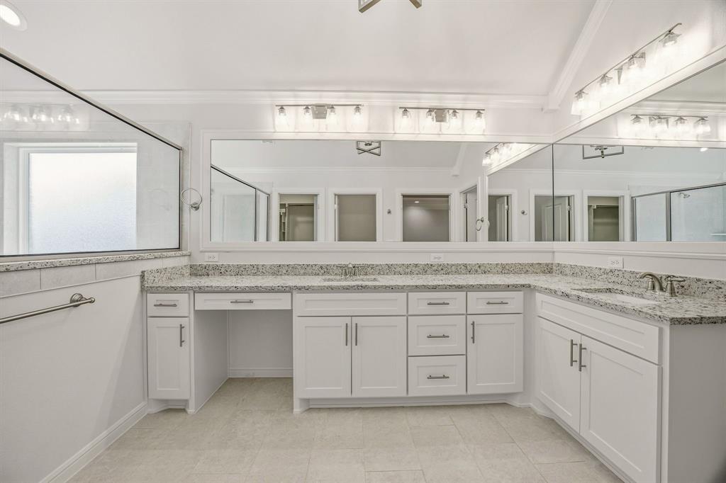 2017 Forest Bridge Azle, TX 76020 - Photo 18 of 30 Full bathroom with double vanity