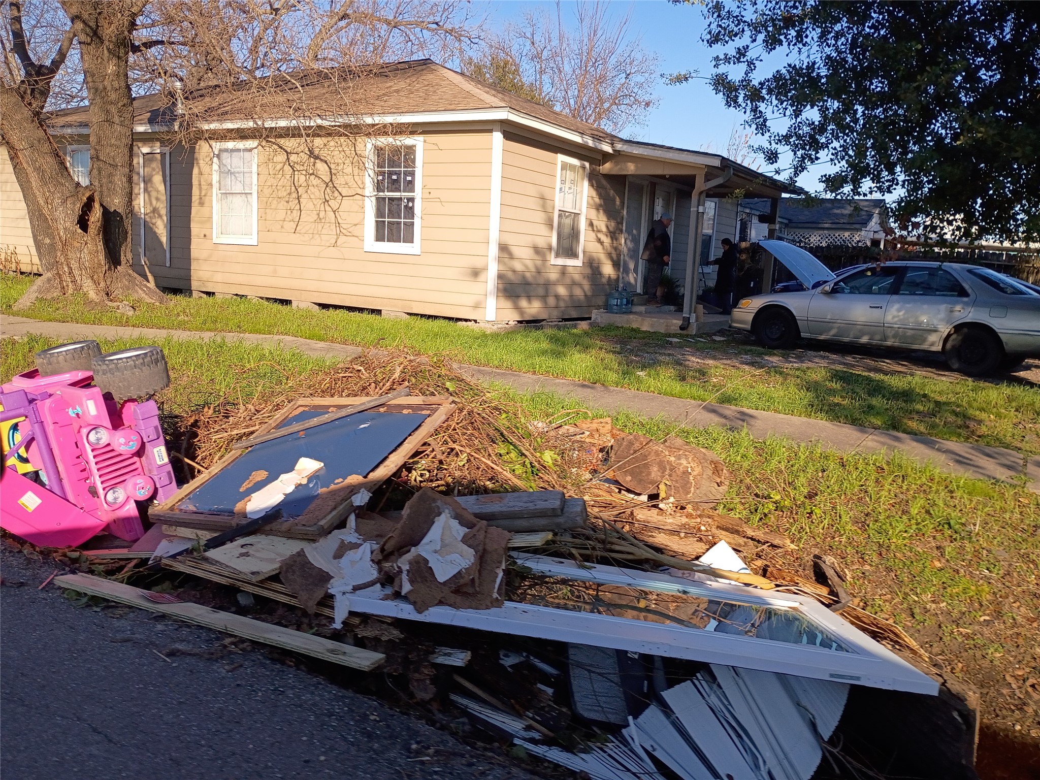 11914 Anchick Street Houston, TX 77076 - Photo 12 of 13 a view of a house with backyard