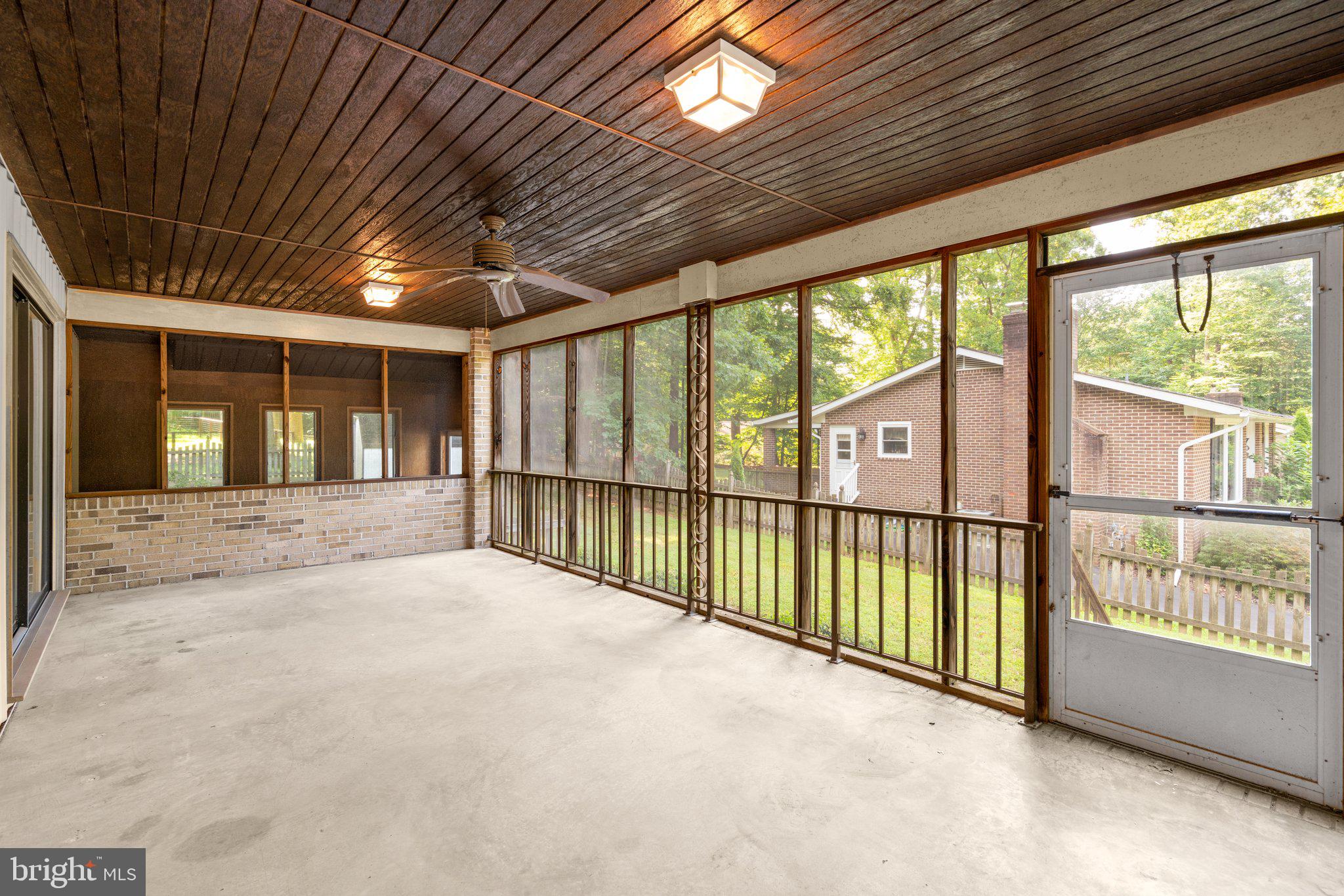 600 Deep Ridge Road Bel Air, MD 21014 - Photo 19 of 45 Screened in porch w tongue and groove wood ceiling