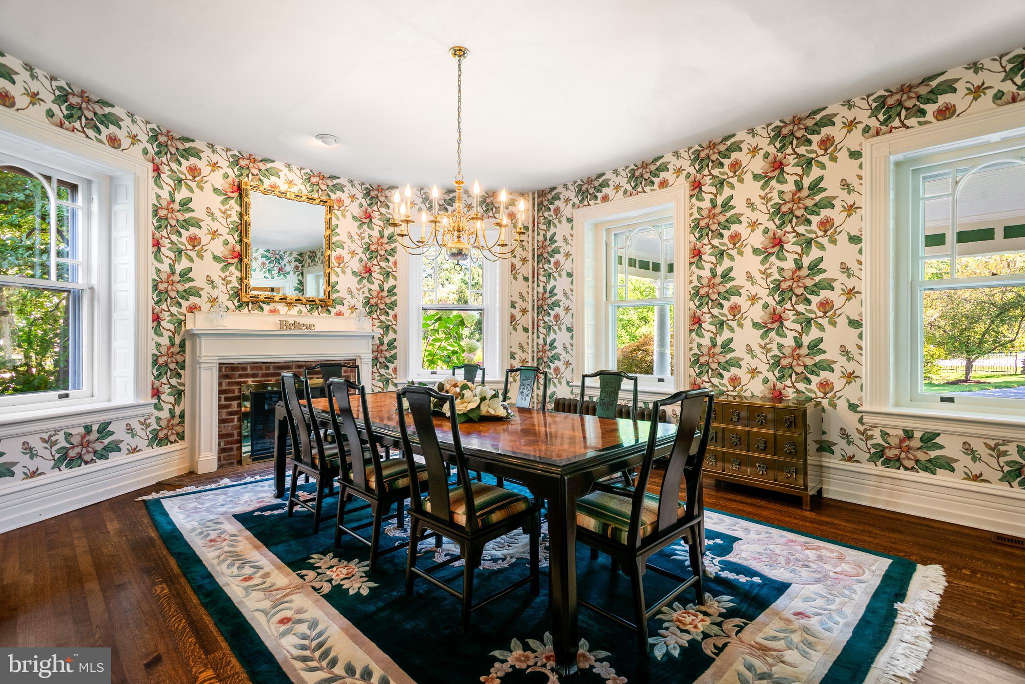 312 South Waterloo Road Devon, PA 19333 - Photo 26 of 70 Fireplace in formal dining room