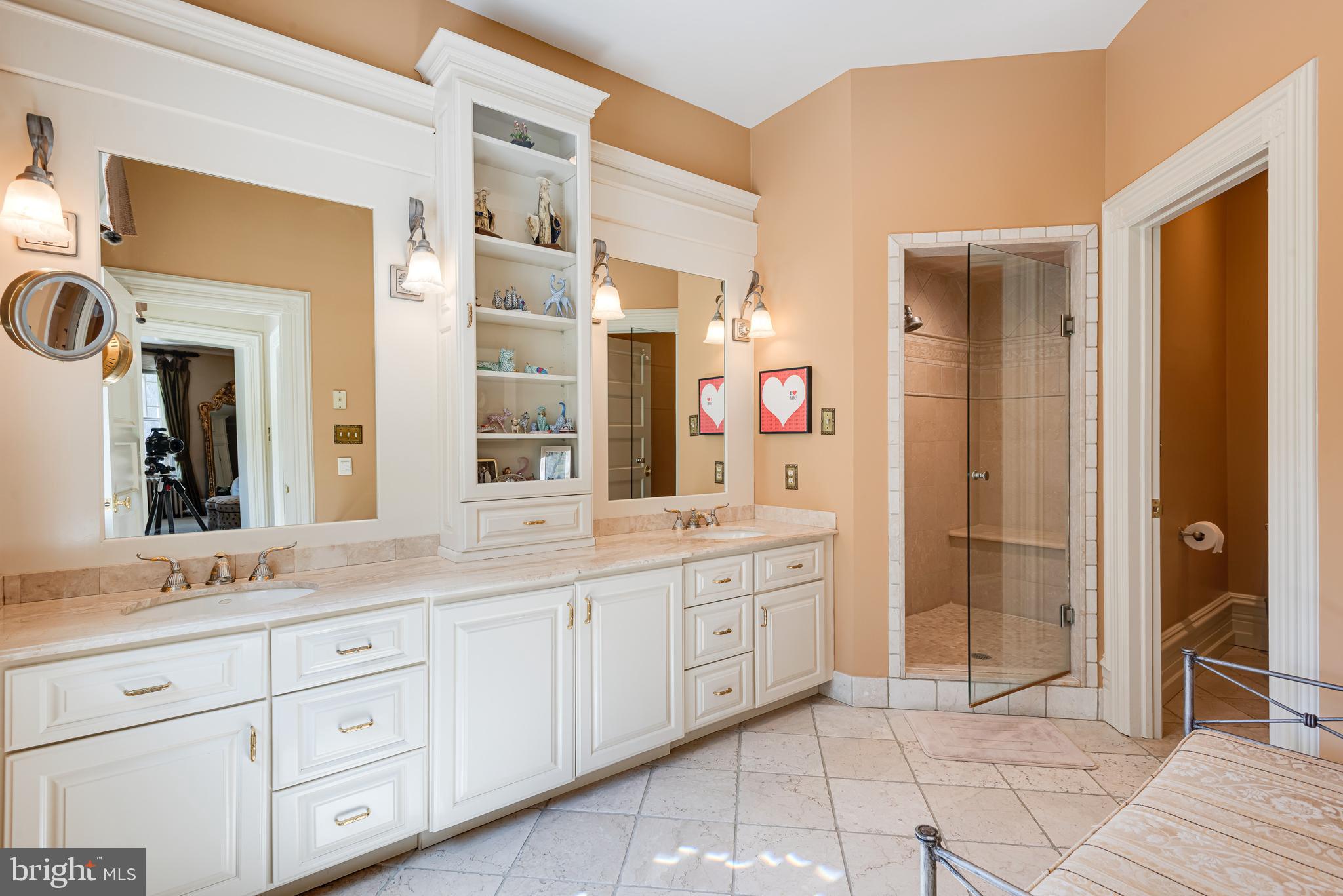 312 South Waterloo Road Devon, PA 19333 - Photo 36 of 70 Owner's bathroom with radiant floor heating