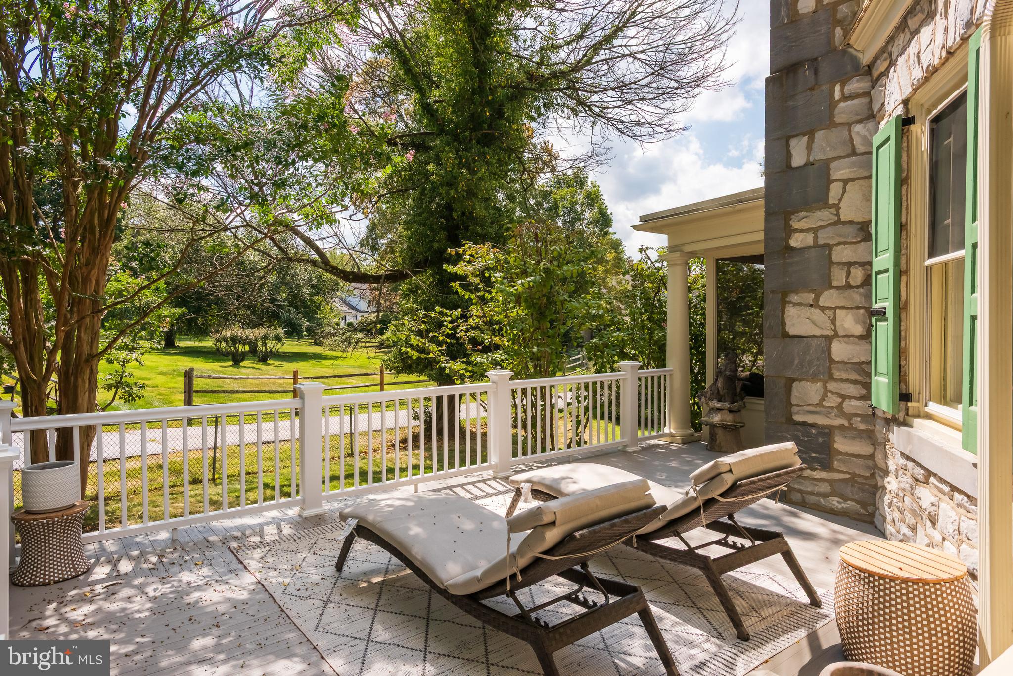 312 South Waterloo Road Devon, PA 19333 - Photo 62 of 70 a view of a patio with iron fence