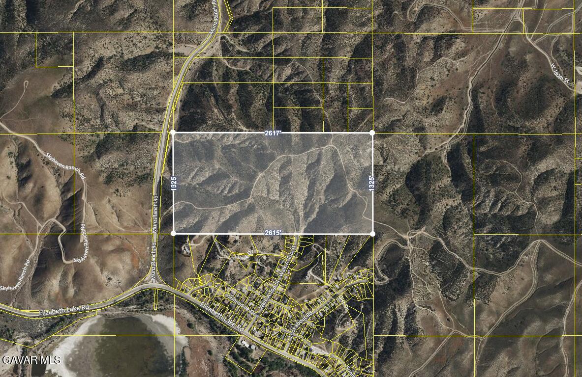 Lake Elizabeth Road Lake Hughes, CA 93532 - Photo 3 of 9 an aerial view of residential house with parking space