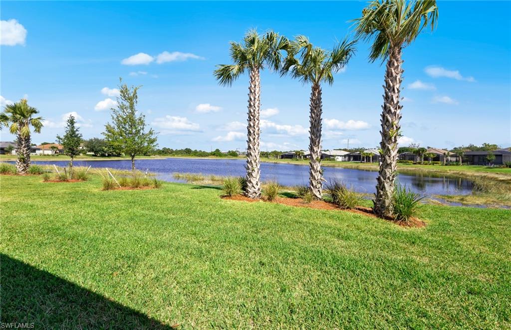 17039 Oakstead Drive Alva, FL 33920 - Photo 38 of 49 a view of a lake with a palm trees