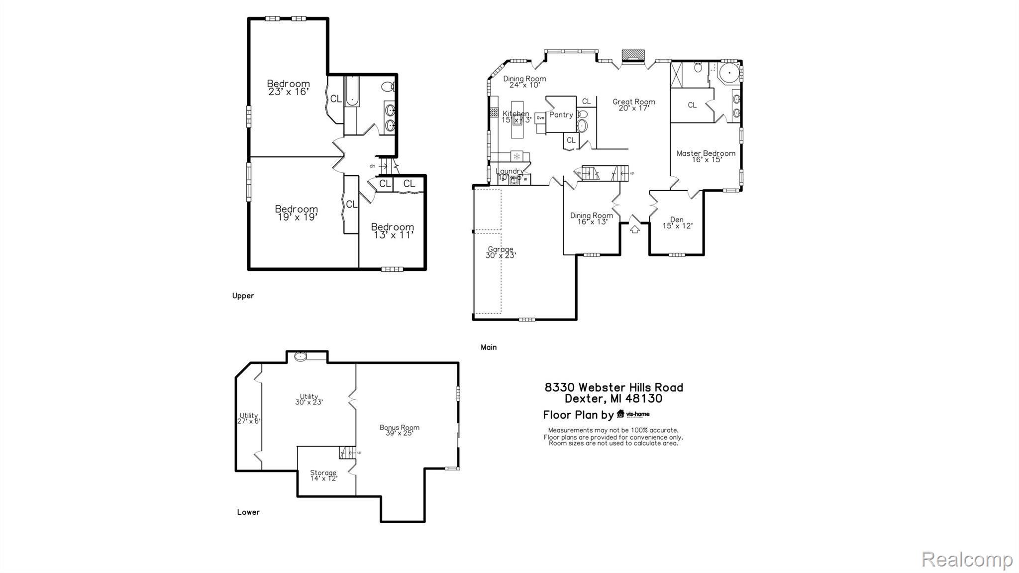 8330 Webster Hills Road Dexter, MI 48130 - Photo 87 of 87 plan_floorhc.jpg