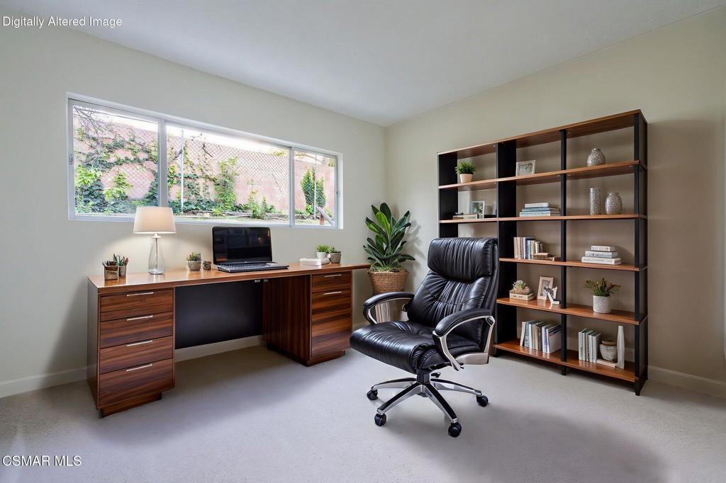 2085 Rayshire Street Thousand Oaks, CA 91362 - Photo 28 of 49 a view of a workspace with furniture and a window