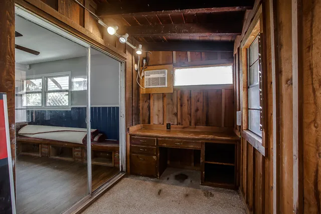 a view of a room with chairs