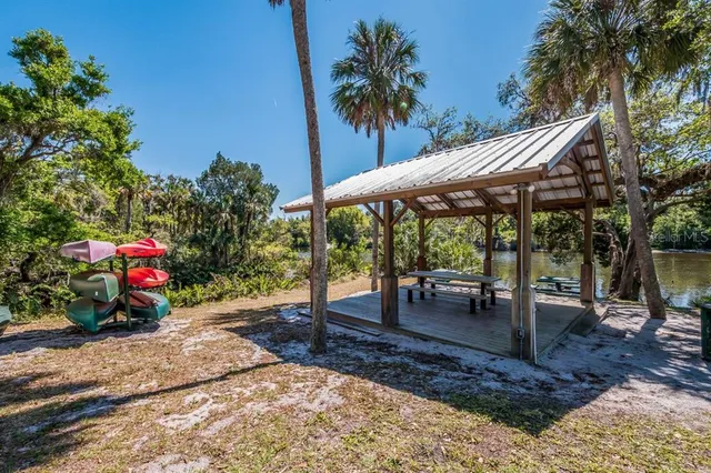 a view of outdoor space yard deck patio and swimming pool