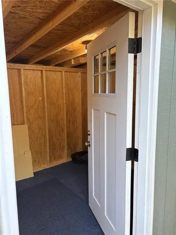 a view of a front door