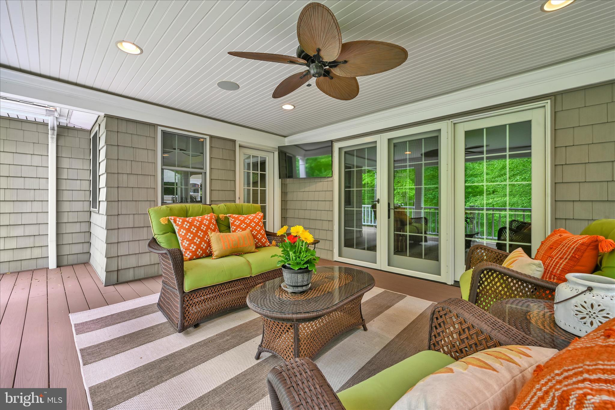 451 Cassatt Road Berwyn, PA 19312 - Photo 11 of 61 And not just any deck: Fan, lighting, speakers....