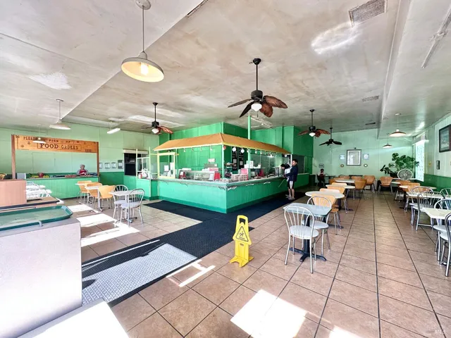 a view of gym equipment and children play room
