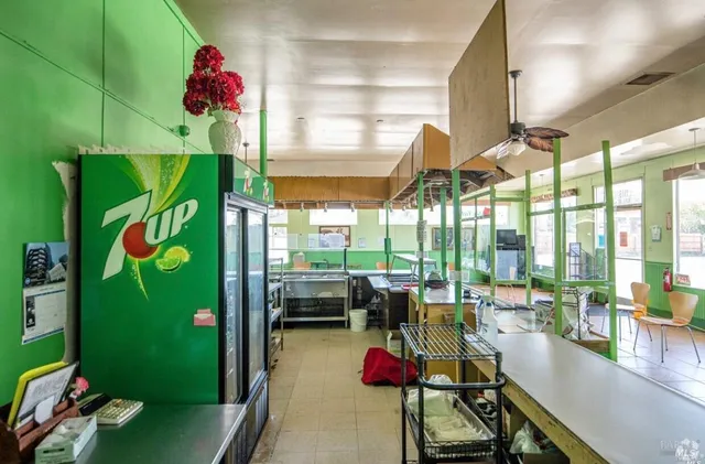 a view of a room with utility area