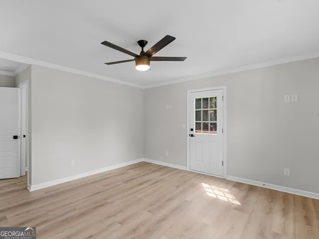 wooden floor in an empty room