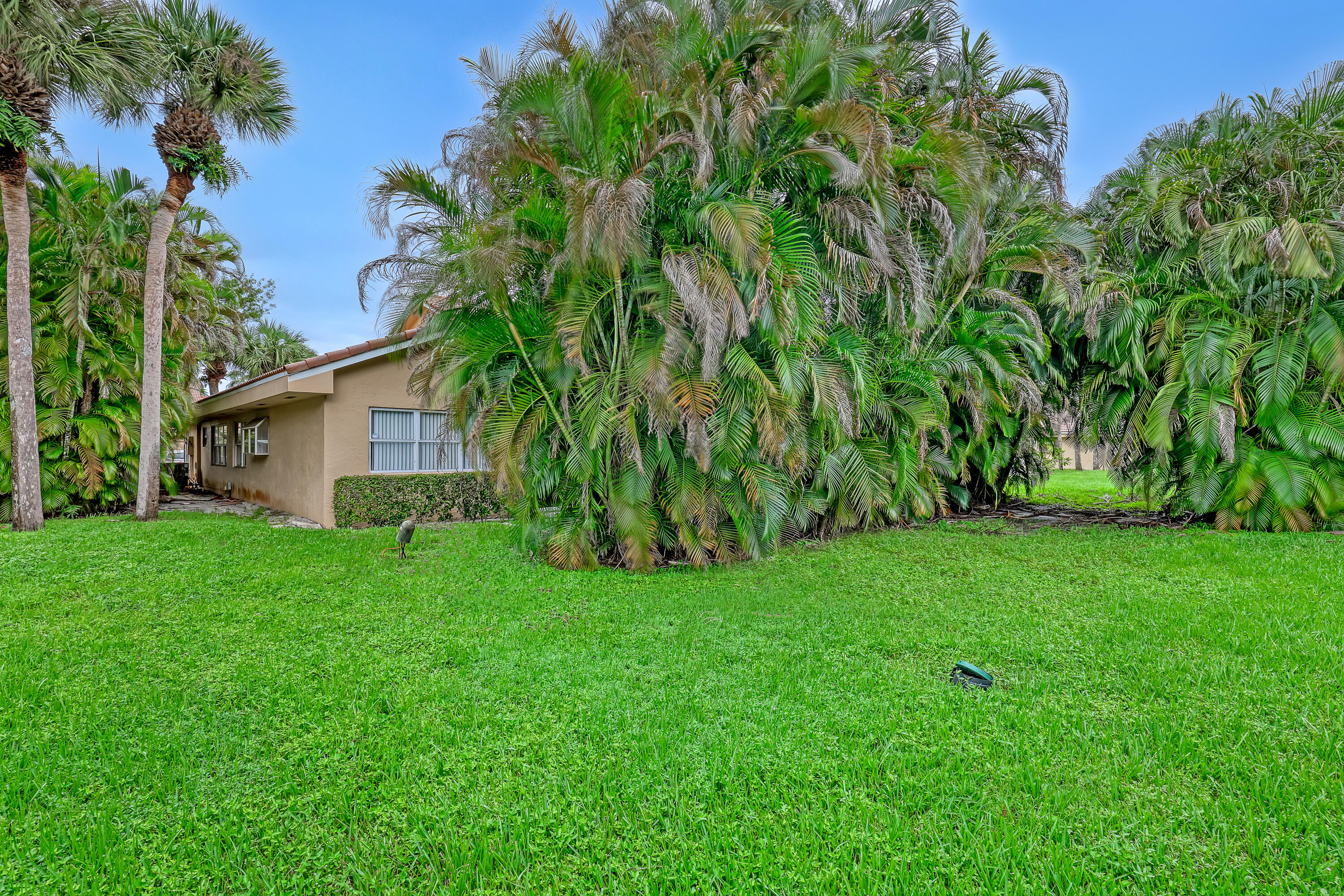 11120 Rios Road Boca Raton, FL 33498 - Photo 35 of 36 a view of a backyard with a garden