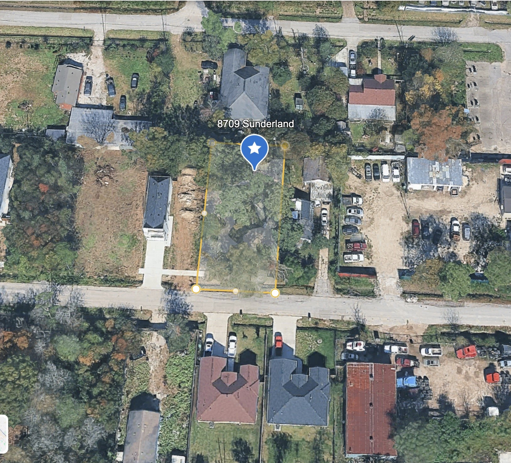 8709 Sunderland Road Houston, TX 77028 - Photo 3 of 3 an aerial view of a city