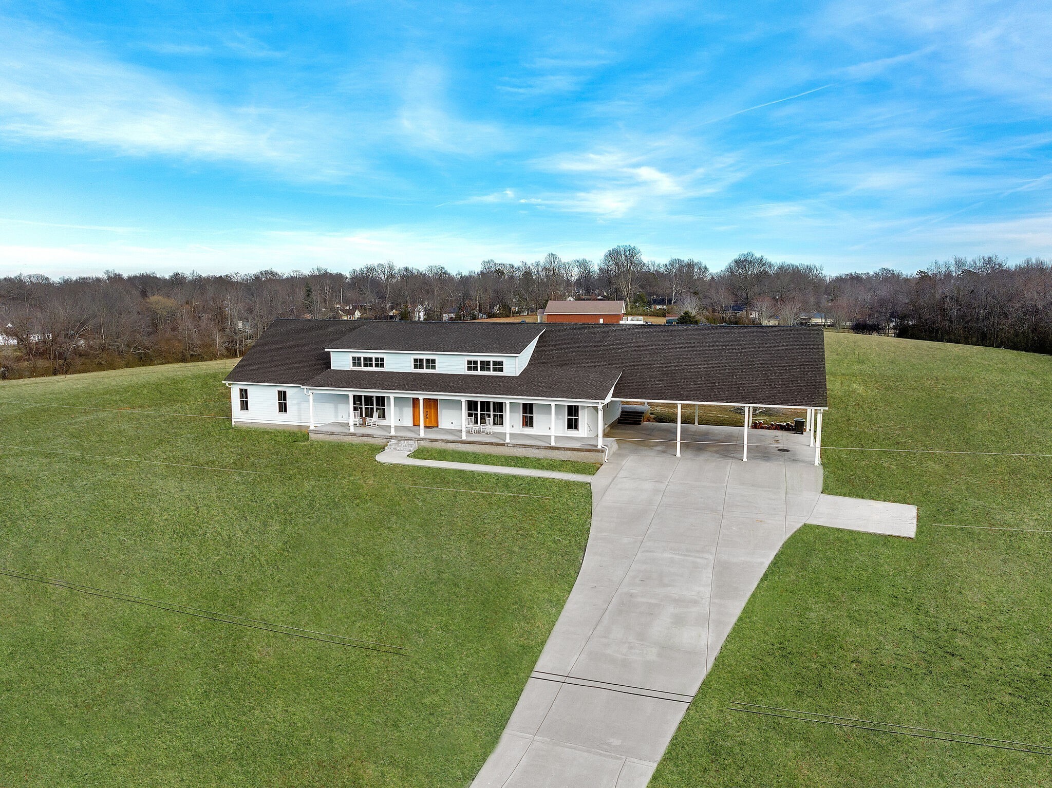 418 Lyle Lane Dickson, TN 37055 - Photo 3 of 51 a view of a terrace with a garden
