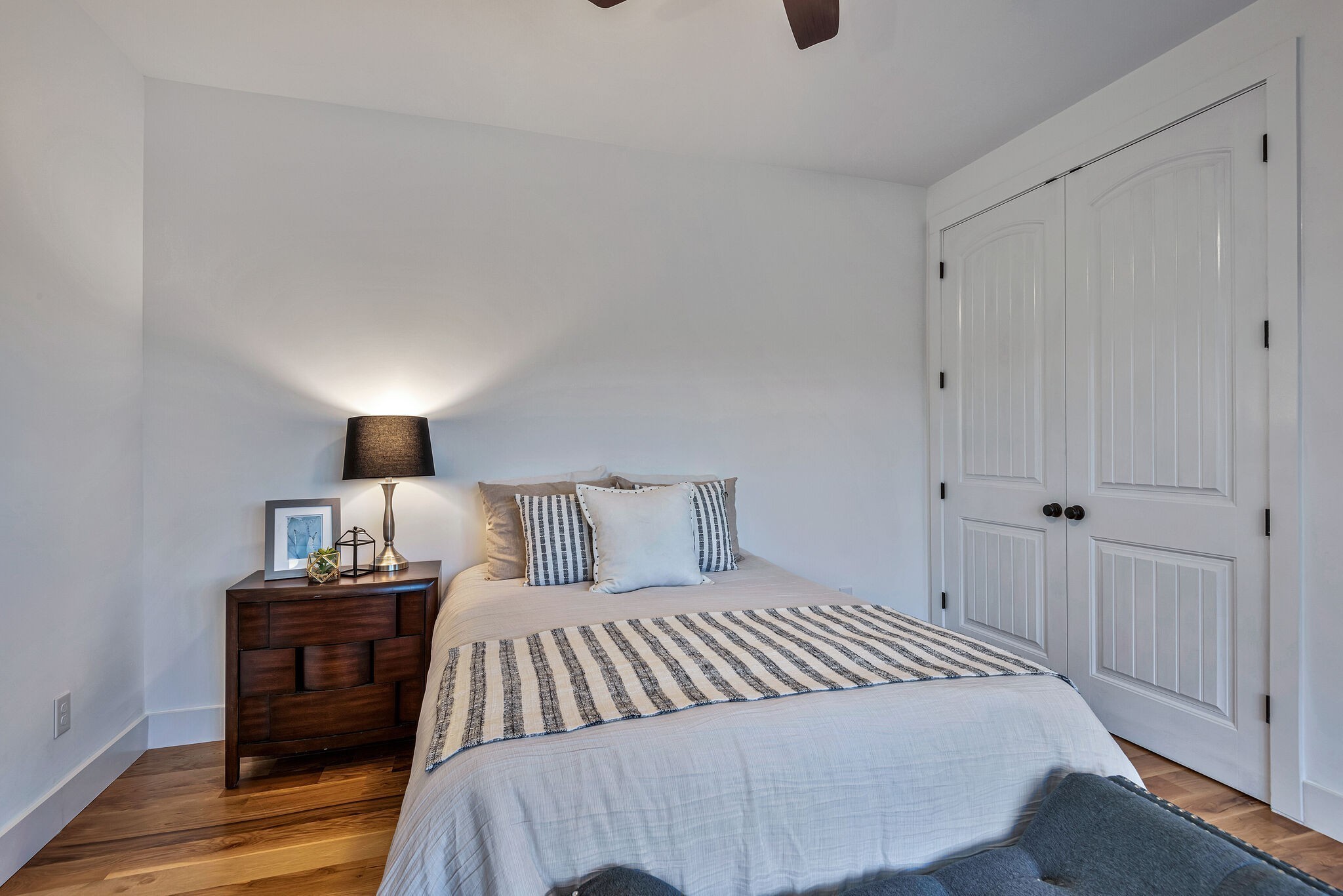 418 Lyle Lane Dickson, TN 37055 - Photo 33 of 51 a bedroom with a bed and wooden floor