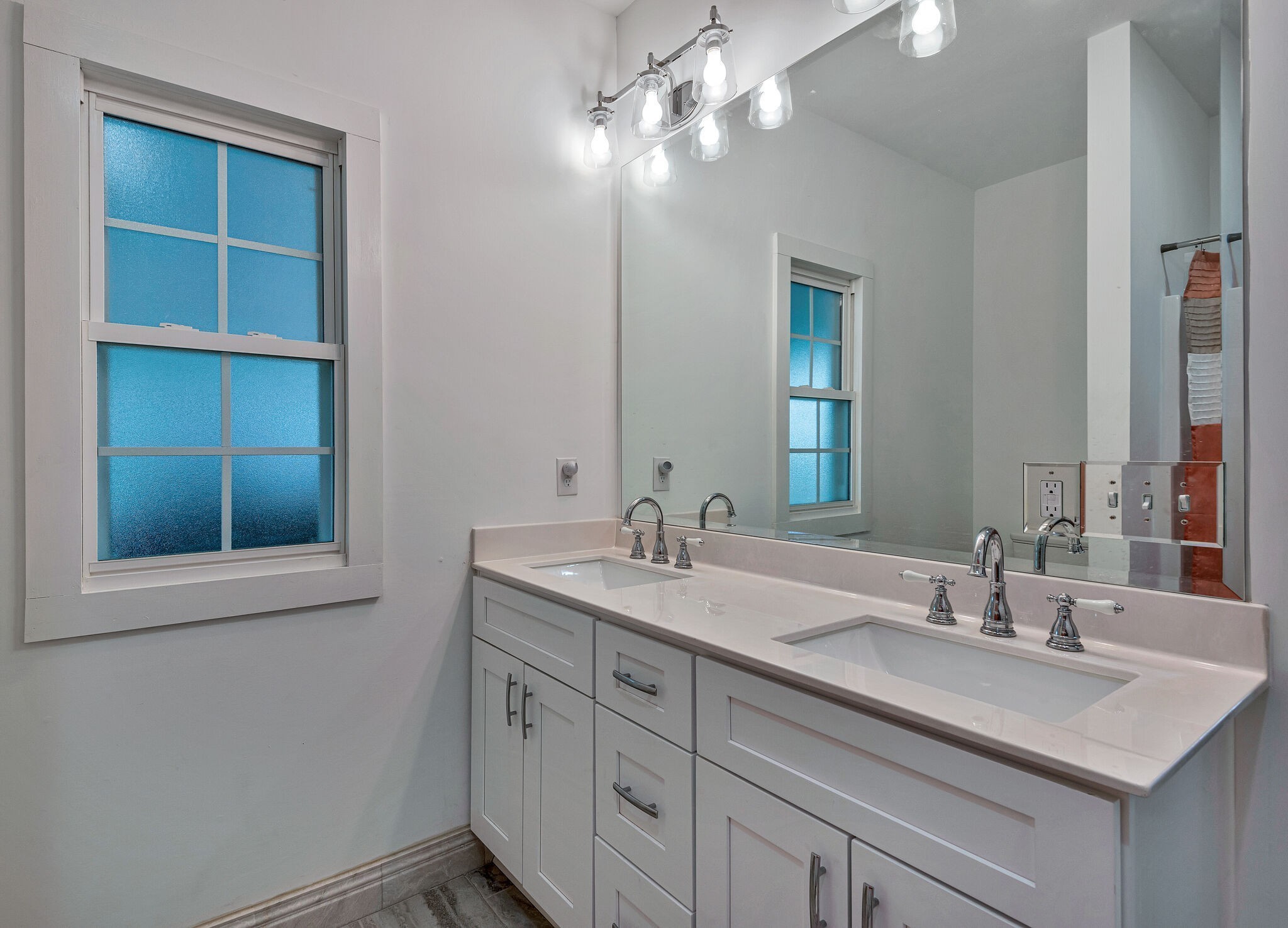 418 Lyle Lane Dickson, TN 37055 - Photo 40 of 51 a bathroom with a sink and a mirror