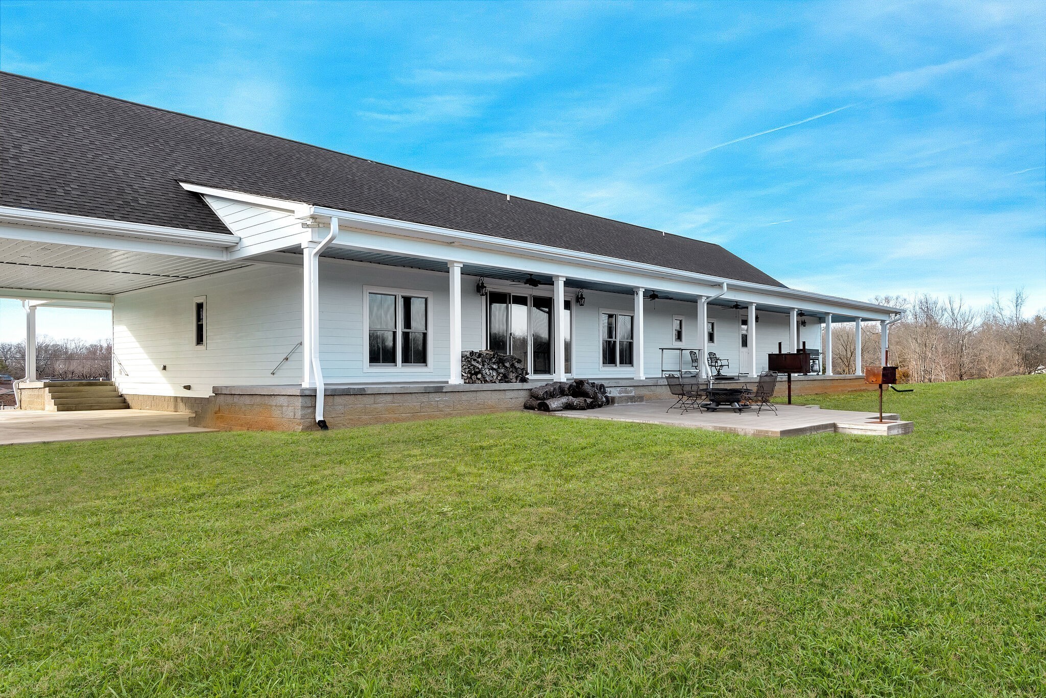 418 Lyle Lane Dickson, TN 37055 - Photo 49 of 51 a view of a house with swimming pool and a yard