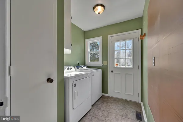 a view of hallway with window