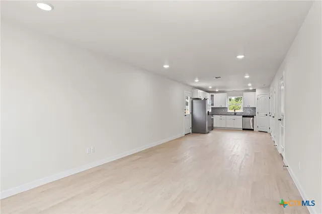 a view of a livingroom with a sink