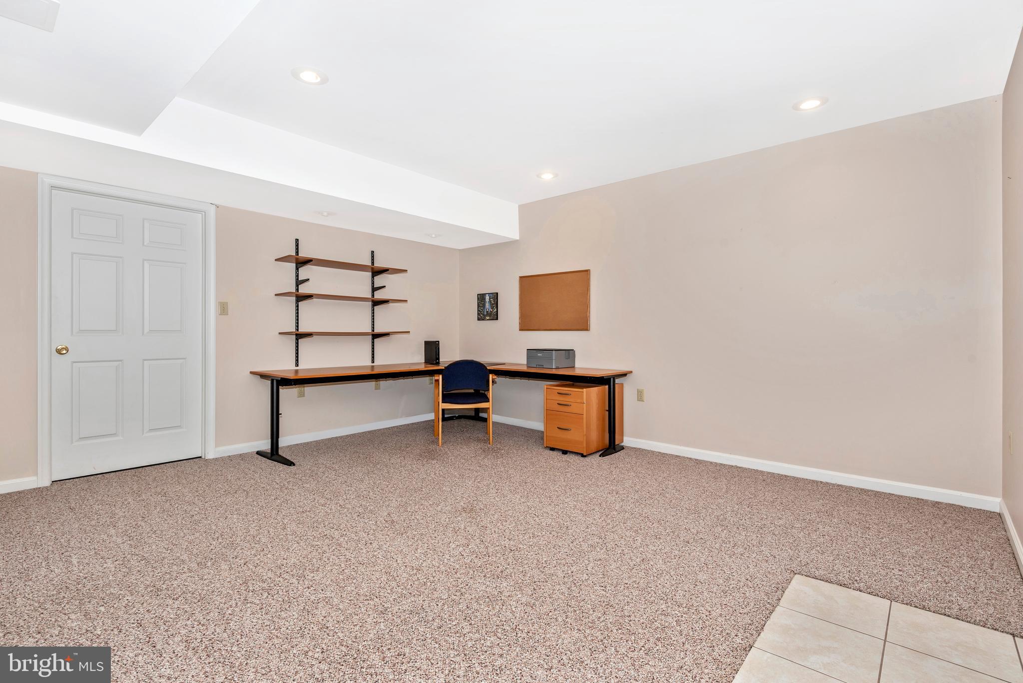 8542 Pete Wiles Road Middletown, MD 21769 - Photo 40 of 77 Lower level office/exercise/or billiard area