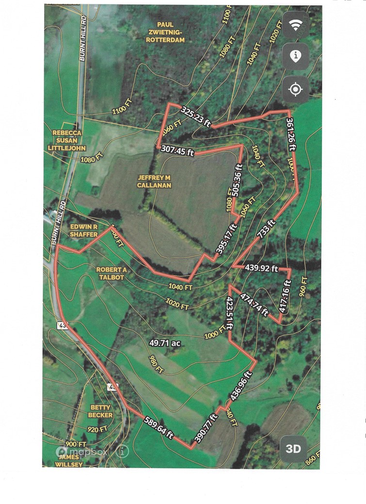 Westkill Road North Blenheim, NY 12131 - Photo 38 of 38 Aerial/elevation map