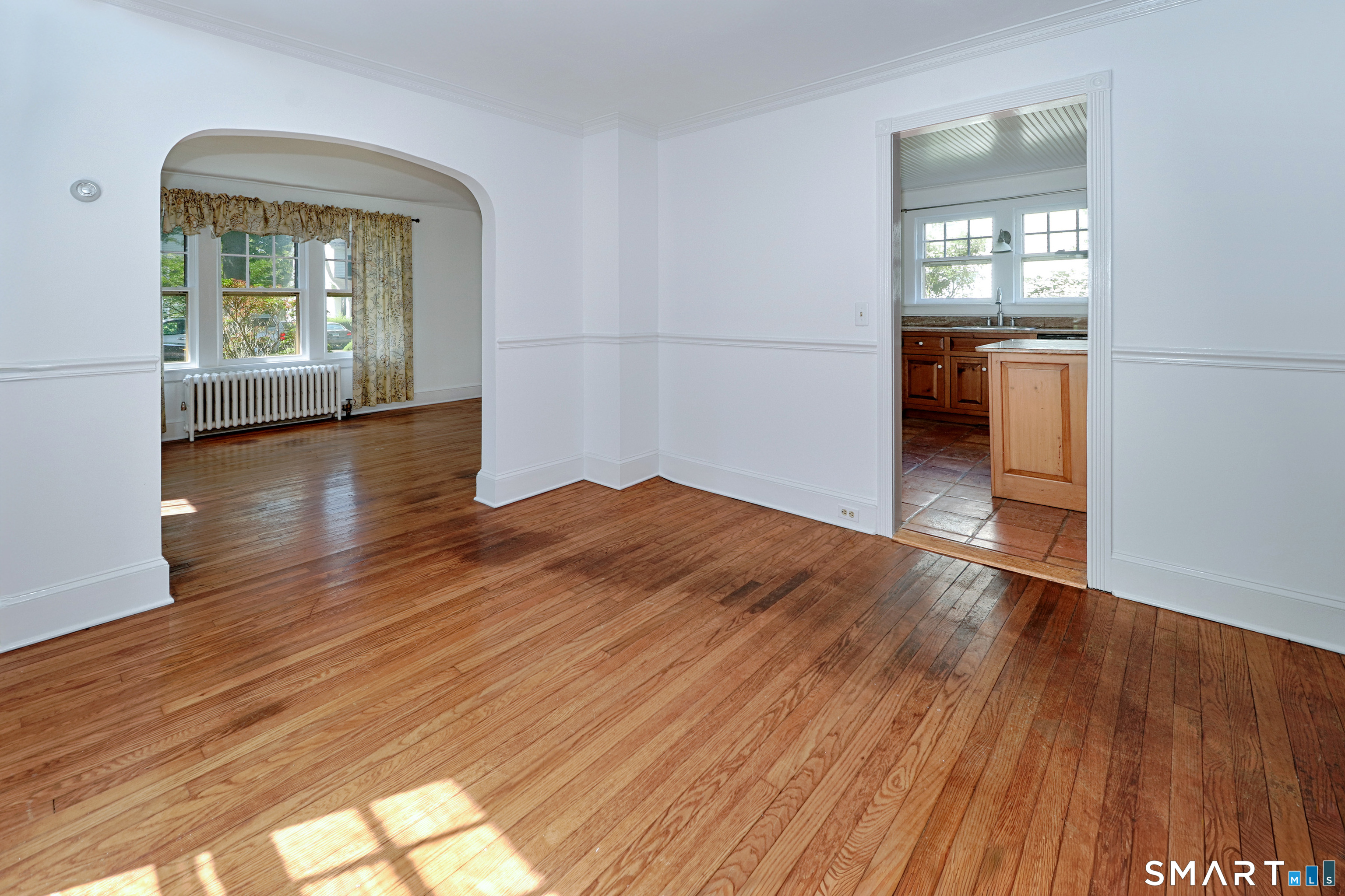 104 Henderson Road Fairfield, CT 06824 - Photo 9 of 26 Dining Room and Entry to the Kitchen.