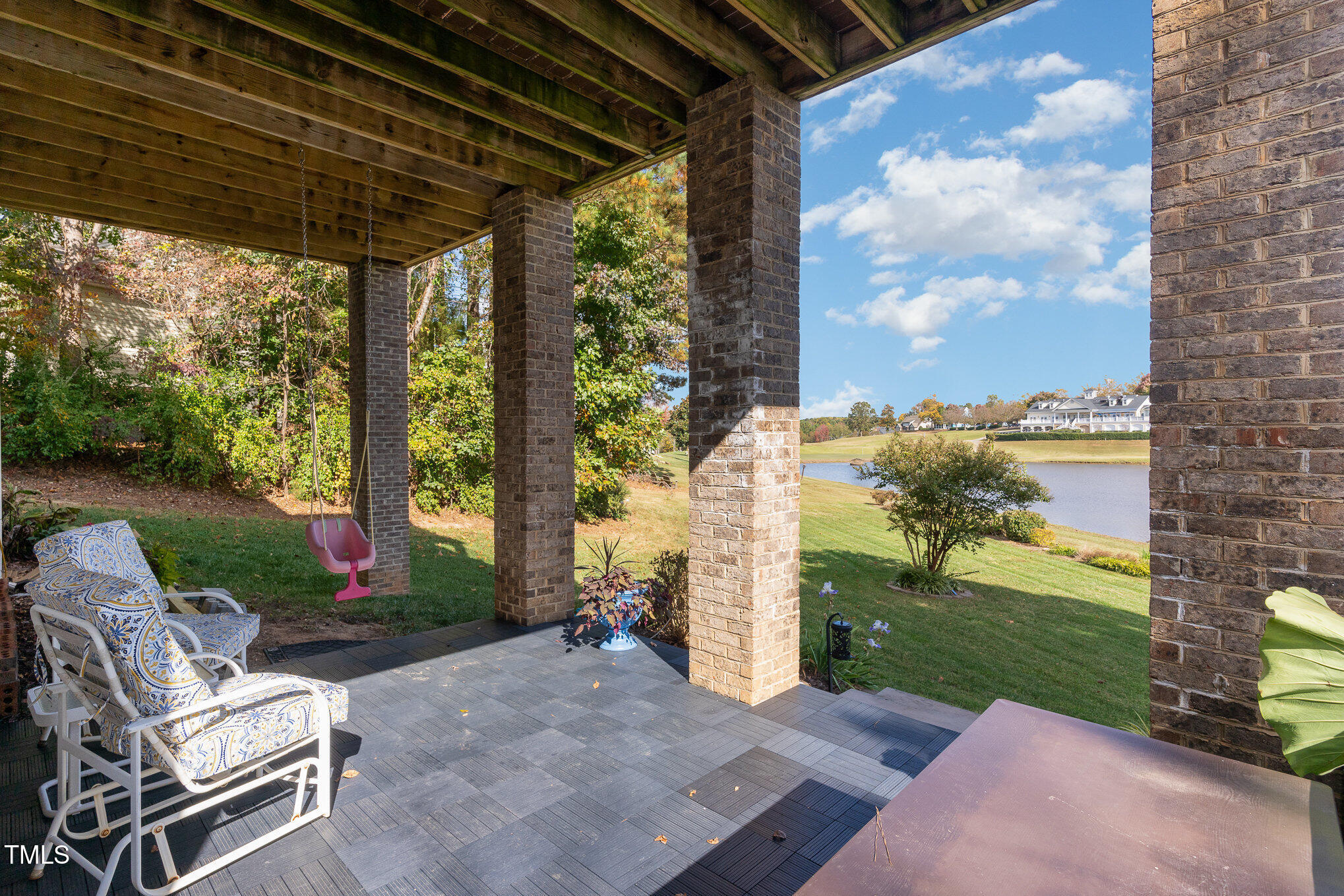400 Challenge Road Raleigh, NC 27603 - Photo 37 of 47 Bottom Porch and Lake