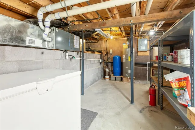 a view of a storage room with a lot of stuff