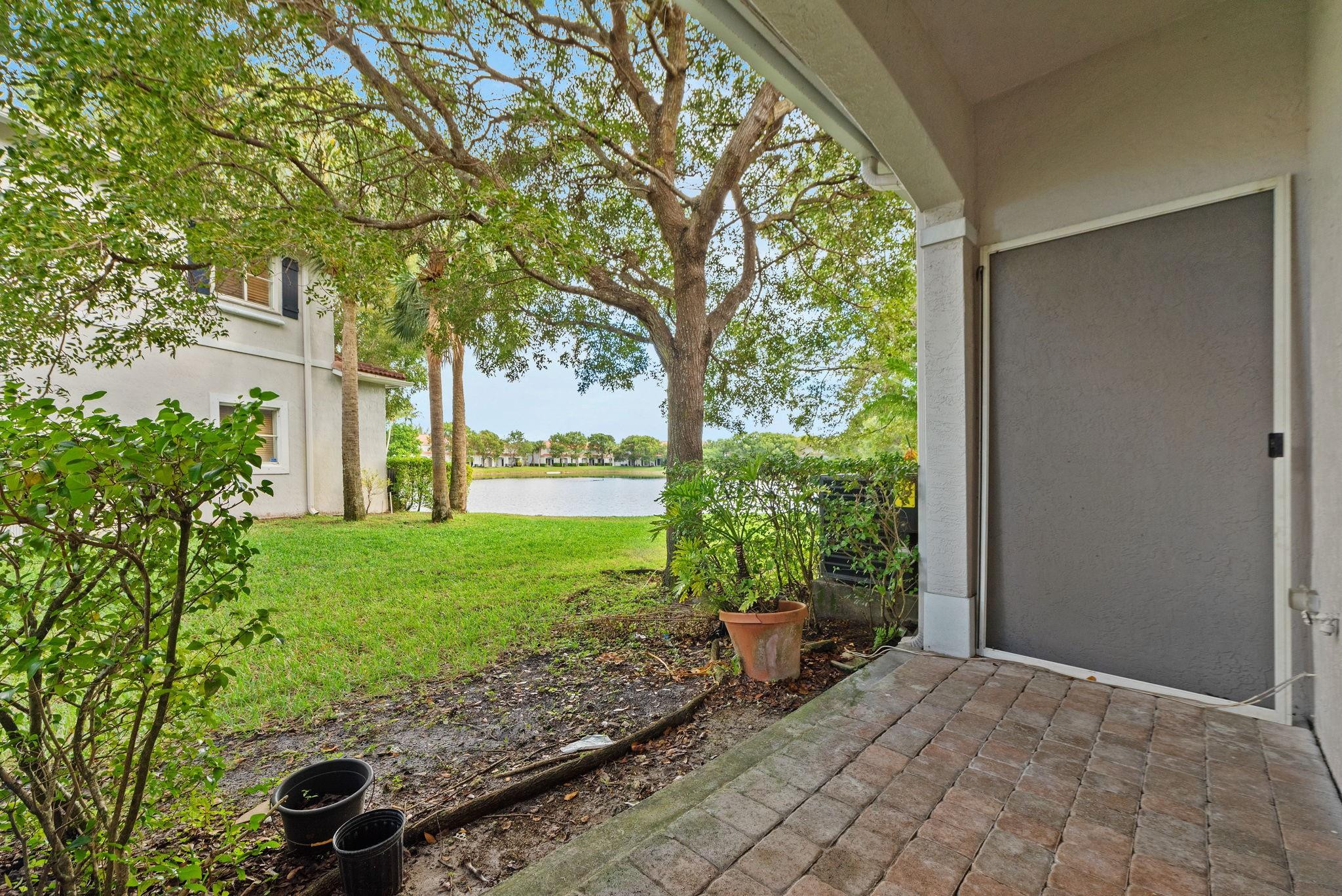 8299 Southwest 27th Street, Unit 101 Miramar, FL 33025 - Photo 22 of 30 a view of a backyard with garden