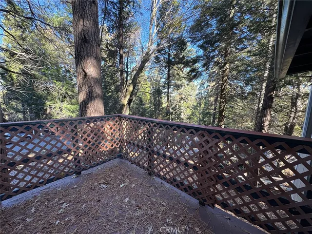 a view of a wooden fence