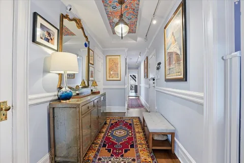 a very nice looking room with a large window