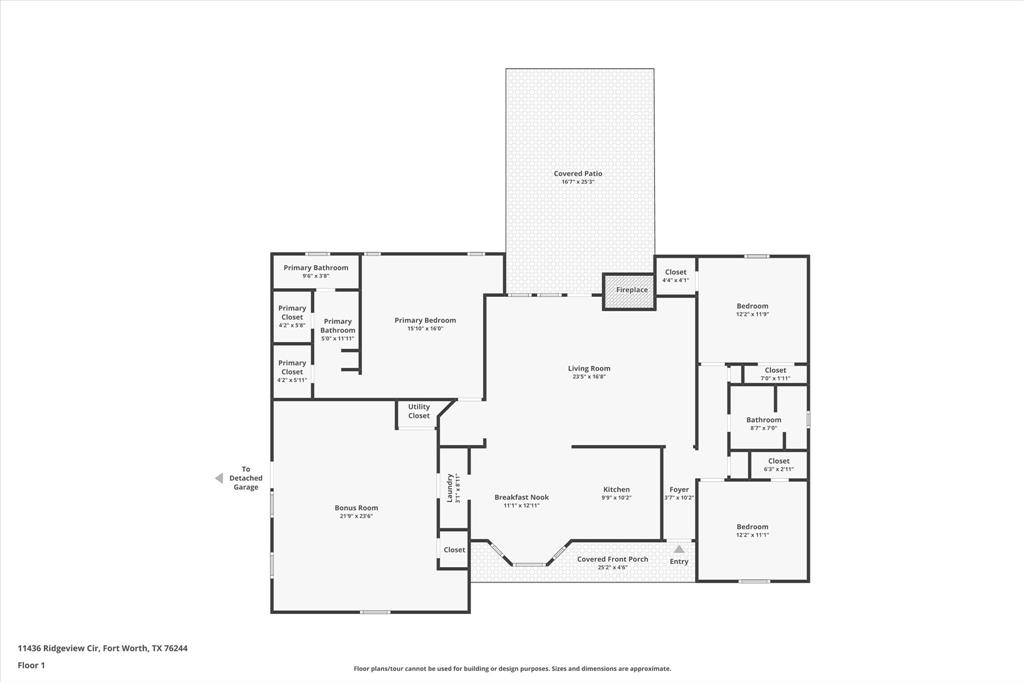 11436 Ridgeview Circle Fort Worth, TX 76244 - Photo 33 of 33 a picture of a room with a white wall and white cabinet