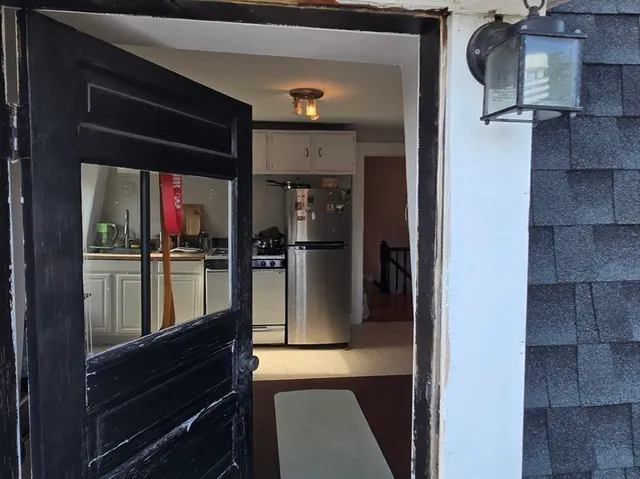 a view of storage and utility room