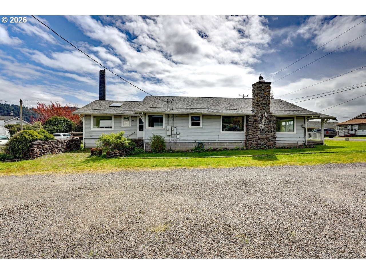 308 1st Street Garibaldi, OR 97118 - Photo 22 of 48 a view of swimming pool with outdoor seating and yard
