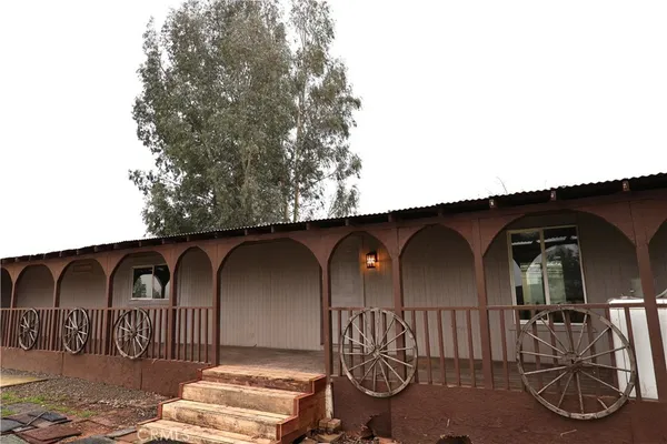 a view of front door