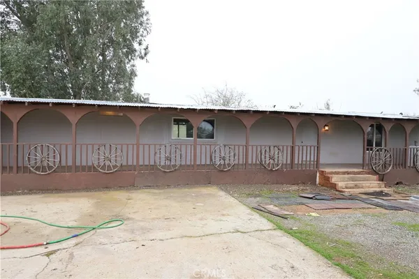 a view of front door