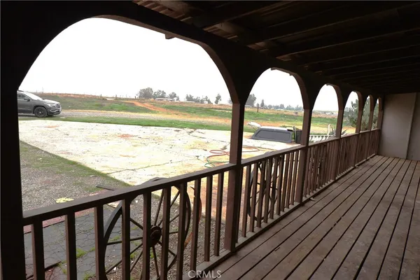 a backyard of a house