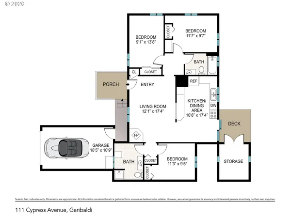 $369,900 | 111 Cypress Avenue, Garibaldi, OR 97118