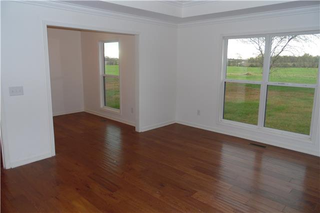 491 Rabbit Trail Road Leoma, TN 38468 - Photo 8 of 19 an empty room with wooden floor and windows