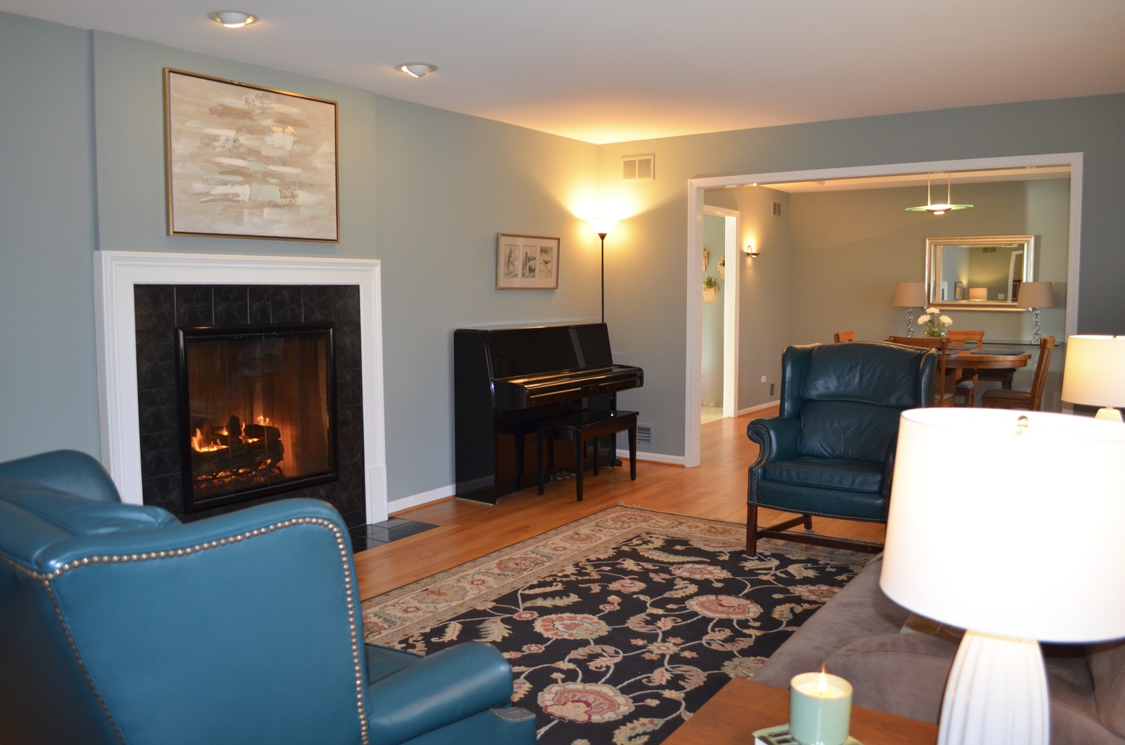 2120 Applecross Road Inverness, IL 60010 - Photo 5 of 38 a living room with furniture and a fireplace