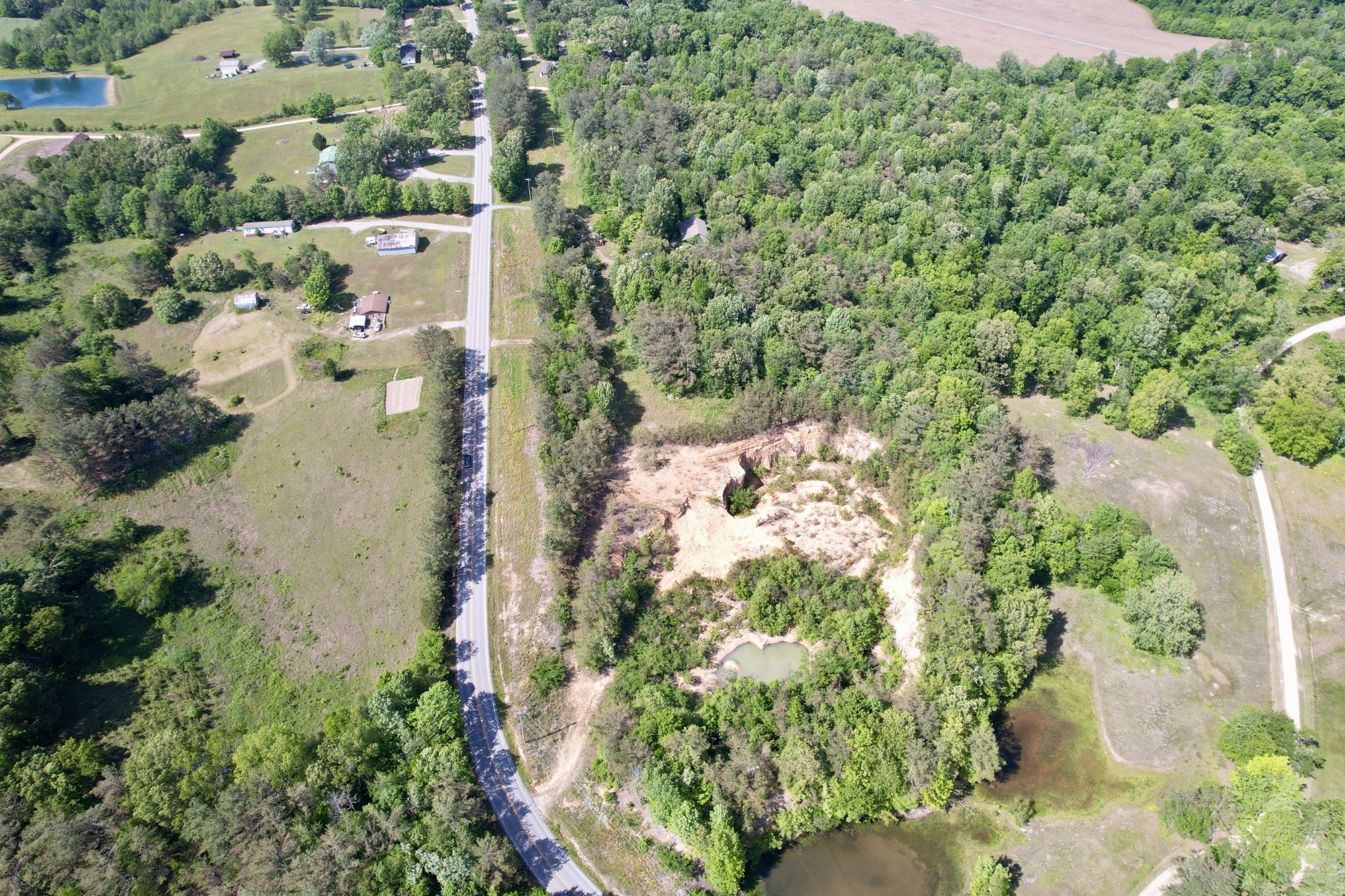 228 Henryville Road Ethridge, TN 38456 - Photo 19 of 55 an aerial view of residential house with yard