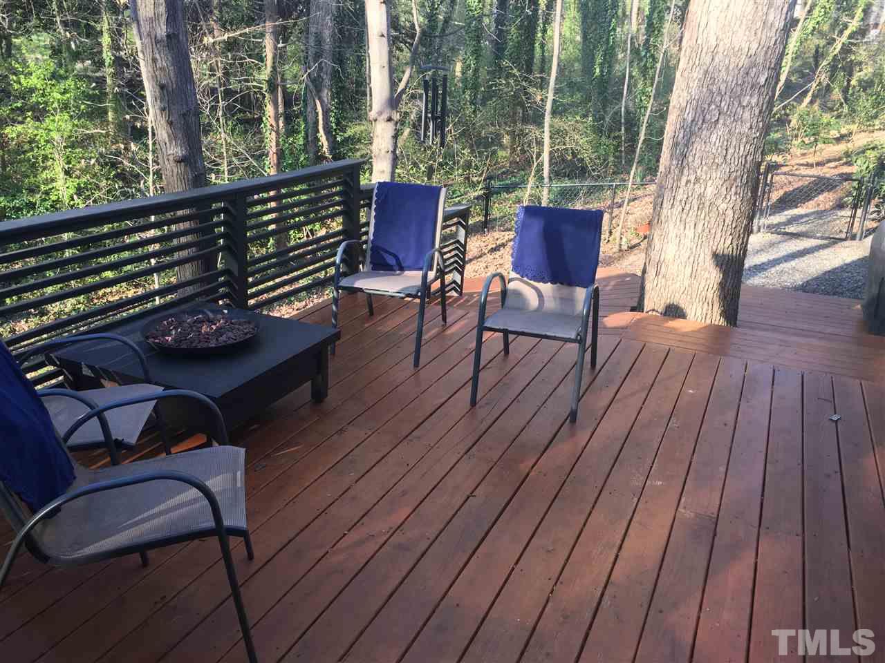 2955 Rue Sans Famille Raleigh, NC 27607 - Photo 19 of 21 a view of sitting area with furniture on wooden deck