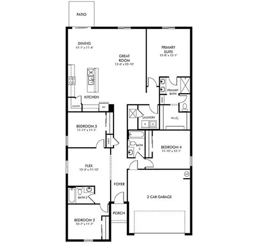 a picture of a floor plan