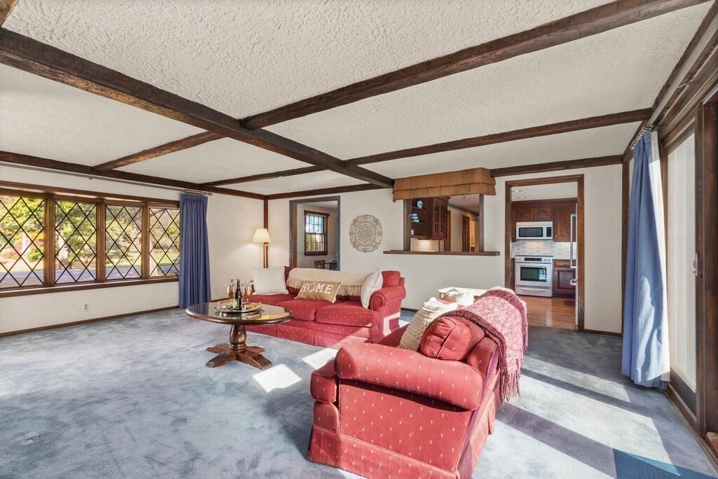 14 Parkerville Road Chelmsford, MA 01824 - Photo 15 of 34 a living room with furniture a fireplace and a large window