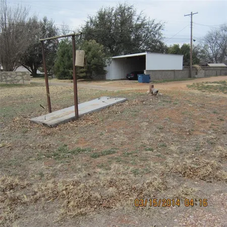 a backyard of a house